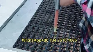 Two component glue potting machine for transformer coils