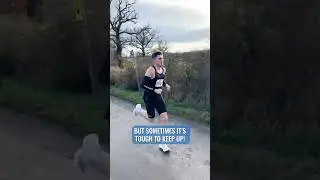 HE DROPPED THE BIKE! Dougie Musson on the way to a 66:02 at the Warwick Half Marathon #topflight