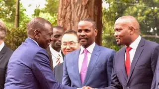 Moses Kuria FINALLY meets RUTO in Nyeri days after DECLARING war on former DP Gachagua