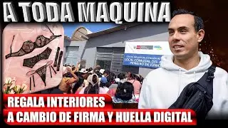 ESCANDALO: REGALAN INTERIORES EN PIURA PAITA EN LOCAL DEL MIDIS A CAMBIO DE FIRMA Y HUELA DIGITAL