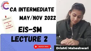 Intermediate EIS-SM | SM Chapter 1 - Lecture 2 | May/NOV 2022 | CHC | Fast Track Batches 🔜
