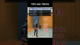 WITH EVO AND WITHOUT EVO SKIN COBRA MP40 FREE FIRE MAX EDIT #viral