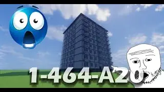 🔥ПЕРВАЯ девятиэтажная модификация 1-464 В МАЙНКРАФТЕ🔥 - 1-464А-20