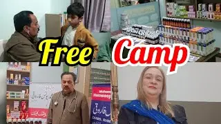 Clinic par free camp lagaya#vlog 