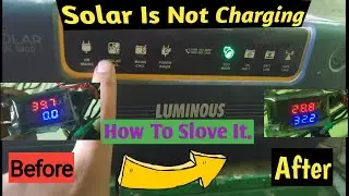Luminous NXG 1800/1100  Solar Inverter Charging Problem Slove In 2 Minutes.| Luminous | Exide |Sukam