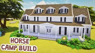 let's build a horse camp with adventure awaits! (part 1) ✨ sims 4 stream