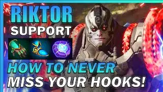 Tips on how to NEVER MISS YOUR HOOKS with RIKTOR in the duo lane! - Predecessor Support Gameplay