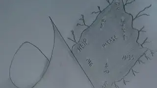 ARTISTIC| A beautiful paper wall drawing with asthetic words| Art by ARTISTIC|