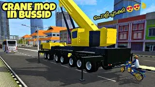 Heavy Crane Mod in Bus Simulator Indonesia - Bussid Bus Mod - Bussid Car Mod - Bussid Truck mod