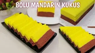 resep bolu MANDARIN KUKUS / Bolu Lapis Mandarin ekonomis