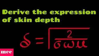 Expression of skin depth