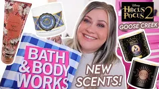 BATH & BODY WORKS NEW FOR FALL HAUL + GOOSE CREEK HOCUS POCUS CANDLES!