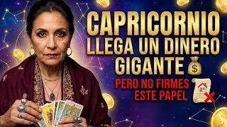 ♑ CAPRICORNIO: LLEGA UN DINERO GIGANTE 💰 PERO NO FIRMES ESTE PAPEL