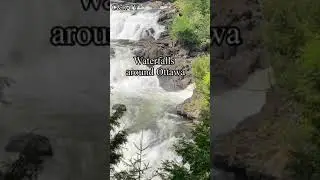 Beautiful waterfalls near Ottawa, Canada