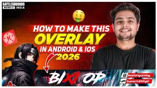🔥How To Make 3D Animated Overlay For Free || Android & iOS | BGMI Live Stream 