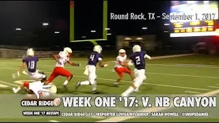 Cedar Ridge vs NB Canyon | 2017