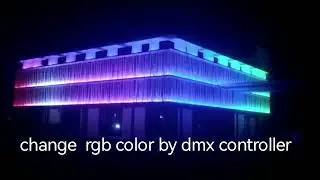 LED wall washer light DMX512RGBoutdoor building lighting villa #ledpixellight #ledwallwasherlight