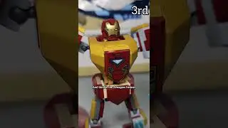 Ranking Every Lego Iron Man Helmet! #lego