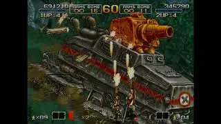 Metal Slug 6 [Two Player] - Mission 2 Level 3 Difficulty (Easy Mode)