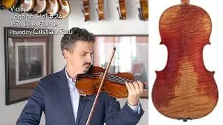 Joseph Hel violin #24, 1874, Lille / Cristian Fatu / at the Metzler Violin Shop