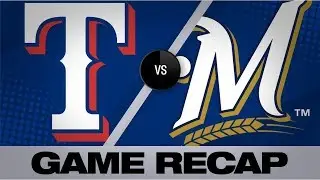Thames' walk-off HR lifts Brewers to 6-5 win | Rangers-Brewers Game Highlights 8/9/19