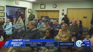 Heated debate over proposed DeWitt Fire Department budget