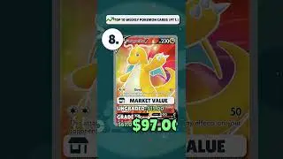 Top 10 Pokemon Cards of The Week! (PART 1)  #pokemon #psa #pokemoncards