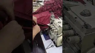 Overlock sewing machine. neck joint t shirt. #sewing #overlocksewingmachine #sewingmachine