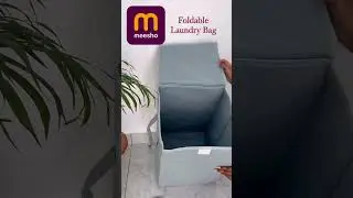 Foldable Laundry bag #meesho #meeshohaul #meeshofinds #meeshoshopping #meeshohaulvideo