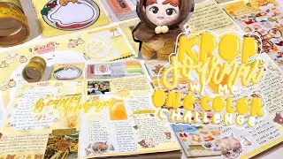 k-pop journal with me - one color challenge?!