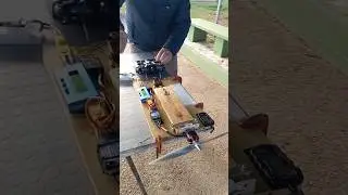 Complete test bench for brushless electric motors for rc airplanes