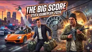 GTA 5: Крупное ограбление. Геймплей GTA V 2026 #gta5 #gaming