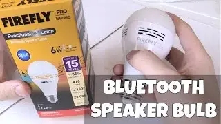Firefly Bluetooth Speaker Bulb