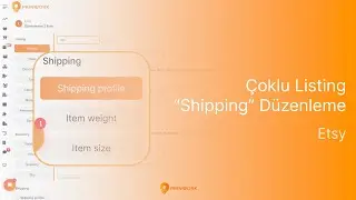 #PrinWork Listing Yönetimi Yazılımı ile Etsy Listinglerinde Çoklu 