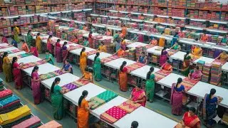 29 रुपए में फैक्ट्री Special White Chunri Organza Punam  सॉफ्ट कपड़े मे राधा रानी साड़ी सूरत मार्केट