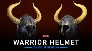 Warrior Helmet Low Poly 3D Model || Rionick Studios || Gaming Props 3D Model || Free Model