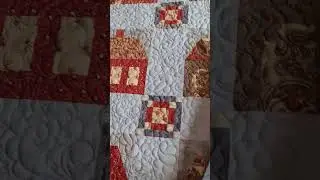 🌷локутное одеялко с 🏠🏠🏠 #шитьё #рукоделие #лоскутноеодеяло #стеганоеодеяло #пэчворк