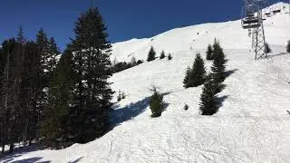 W. Kaiser: Two-seater chairlift - Schatzalp to halfway up Strela Pass - GR