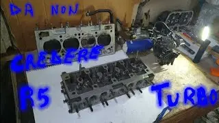 Renault 5 turbo. 1° parte - Testata, prime valutazione al banco di flussaggio.