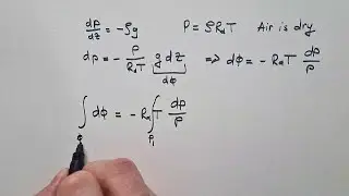 Hypsometric Equation with Geopotential