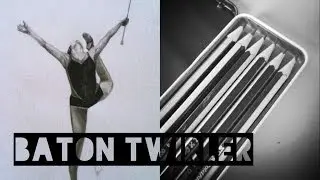 Baton Twirler Speed Drawing