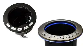 Replacement Cupholder - Black 5 Button Power Recliner Control with Lights & USB