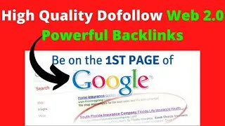 80+ DA Dofollow Web 2.0 Powerfull Backlinks -Web 2.0 submission for High DA Backlinks@Seosmartkey