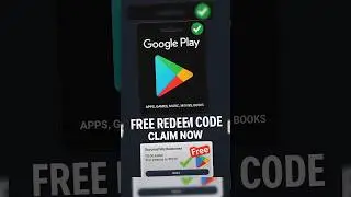 💸 100% FREE Redeem Code &ndash; Claim Now Before It&rsquo;s Gone!#Shorts#ViralShorts#GooglePlayReedemCode