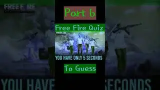 Free Fire Quiz||(Part 6)YouTube shorts||Garena Free Fire||#short #shorts#gtwbishwa
