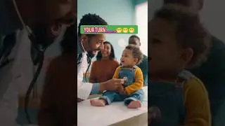 👶 Baby Turns the Doctor Checkup Around 😂 | Funniest Reaction #youtubeshorts