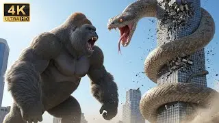 What Happens When King Kong Fights Titanoboa in Jungle Battle
