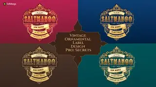Vintage ornamental sticker design Pro secret - Part 1