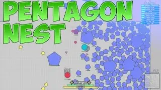 Diep.io #23 // Protecting the Pentagon Nest w/ Simmy in Maze // Funny moments & kills