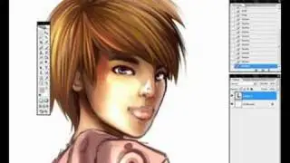 CG coloring on Photoshop